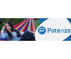 GRANDE hamakas plieniniu rėmu, hamakas dviems, sodo komplektas POTENZA