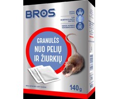 BROS Granulės nuo pelių ir žiurkių 140g
