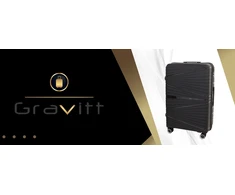 GRAVITT kelioninis lagaminas ant ratu, didelis polipropilenas 008