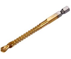 Grąžtas frezinis metalui 6.0 mm HSS-TiN HEX YT-44823 YATO