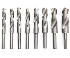 Grąžtas Kraftampdele Metalo grąžtų komplektas HSS-Co, 8vnt, 14-25,5mm
