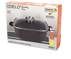 GREBLON SQUARE PUODAS, AUKŠTAS 28 cm, 3,5 L SEREY OD1991, ODELO