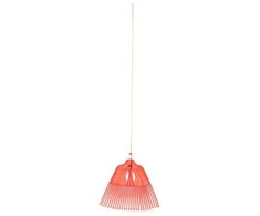 Grėblys "vėduoklė" plastikinis 60 cm su mediniu kotu 1,4 m VERTAS (RG4)