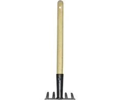 Grėblys Yutong 30.5x9cm mediniu kotu