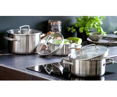 Green Pan GreenPan Chef's Collection plieno puodas su dangčiu 20cm 3l dujinė orkaitė