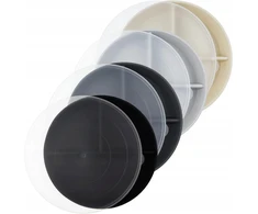 Greenandlife plastikinių lėkščių rinkinys 22,8 cm, 4 vnt. su dangteliu