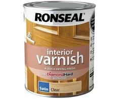 Greitai džiūstantis lakas RONSEAL, bespalvis, pusiau matinis, 750 ml
