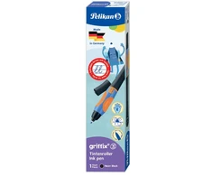 Herlitz GRIFFIX-3 rašiklis "R" neon juodas