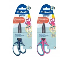 Griffix dešiniarankės žirklės 14 cm mix - PELIKAN