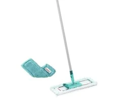 Grindų šepetys su pap.šluoste Profi XL Micro Duo Leifheit XL dydis/42cm turkio sp./baltas