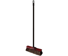 Grindų šluota be koto su natūraliais šeriais YORK LUX, 30% natūralūs šeriai, 28 cm