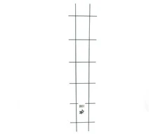 Grotelės vijokliniams augalams W30cm x H1.5m/D4-5mm žalios/metalinės/PE