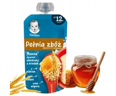 Grūdų desertas Gerber Manna su medumi po 12 mėnesio 110g