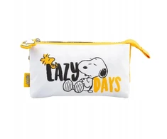Grupoerik Snoopy - 3-compartment pencil case from the Lazy Days collection