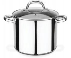 GSW Montreal daržovių puodas, nerūdijantis plienas, stiklinis dangtelis, 20cm, 5l