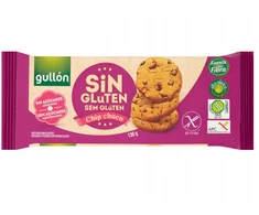 GULLON sausainiai be glitimo su šokolado gabaliukais 130 g