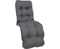 Home4You Gulto paklotėlis OHIO-2 Atsparus vandeniui, 55x190xH2,5cm, tamsiai pilka