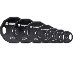 Svorių rinkinys 30mm inSPORTline Ruberton 1,25–25kg