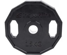 Guma padengtas olimpinis svoris 50mm inSPORTline Ruberton 15kg