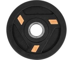 Guma padengtas svoris 30mm inSPORTline Herk 1,25kg
