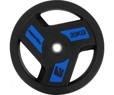 Guma padengtas svoris 30mm inSPORTline Herk 20kg
