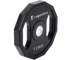 Guma padengtas svoris 30mm inSPORTline Ruberton 1,25kg