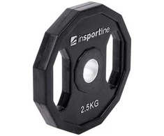 Guma padengtas svoris 30mm inSPORTline Ruberton 2,5kg