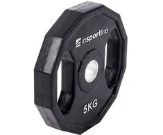 Guma padengtas svoris 30mm inSPORTline Ruberton 5kg