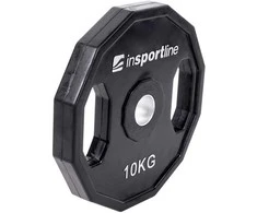 Guma padengtas svoris 30mm inSPORTline Ruberton 10kg