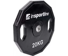Guma padengtas svoris 30mm inSPORTline Ruberton 20kg