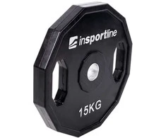 Guma padengtas svoris 30mm inSPORTline Ruberton 15kg