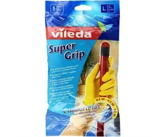 Guminės pirštinės VILEDA SUPER GRIP, L dydis, 1 pora