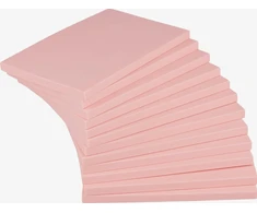 GUMINIAI BLOKAI 12 Vnt. 15X10X08CM ROŽINĖ ANTspaudams Drožti TPR MEDŽIAGA