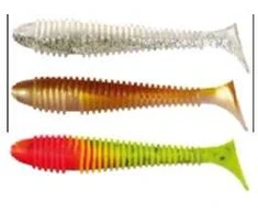 Guminis masalas-žuvytė Grubber Shad Konger 9.5cm baltas