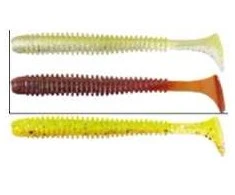 Guminis masalas-žuvytė Grubber Shad Skinny Konger 7.5cm ryškių spalvų