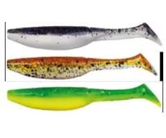 Guminis masalas-žuvytė Slim Shad Konger 10cm baltas