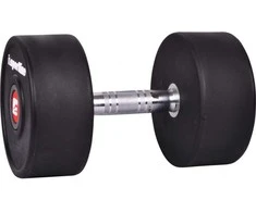 Gumuotas hantelis inSPORTline PRO 38kg