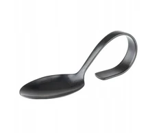 GUN-METAL tvirtinimo šaukštas, nerūdijantis plienas, juodas, ilgis 12 cm, APS