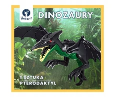 Habarri Konstruojamas Pterodaktilis Juodas Dinozauras Žaislas
