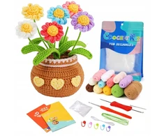 Habarri Nėrimo rinkinys Hobby Flowers Garden Spalvingi astrai