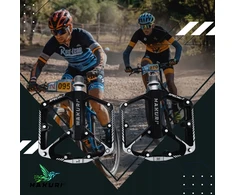 Hakuri ALIUMINIO PLATFORMOS Pedalai 3 Guoliai Mašina Lengvas dviratis MTB DH