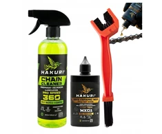 Hakuri CERAMIC WAX dviračių grandinės tepalas CLEANER RIEBALŲ ŠEPETĖLIS