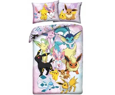 Halantex Jaunimo patalynės komplektas 140x200 Pokemon Pikachu mikropluošto