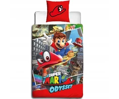 Halantex KOMPLET POŚCIELI NINTENDO SUPER MARIO 140 X 200 CM