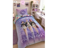 Halantex Patalynė K-POP DEMON HUNTERS 140x200 HUNTRIX SAJA BOYS MIRA ZOEY RUMI