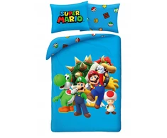 Halantex PATALYS 140x200 SUPER MARIO BROS LUIGI Mėlynas VAIKŲ JAUNIMAS
