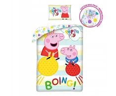 Halantex Peppa Pig Boing patalynės komplektas 140×200 cm, 70×90 cm