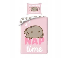 Halantex PUSHEEN PUSZIN patalynė 140x200 VAIKŲ KAMBARIO JAUNA KATĖ
