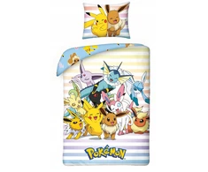 Halantex Vaikiškas patalynės komplektas Pokemon, 140x200, 2 dalių