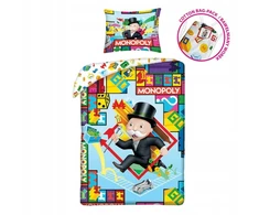 Halantex Vaikiškas patalynės komplektas Monopoly 140x200, 2 dalių